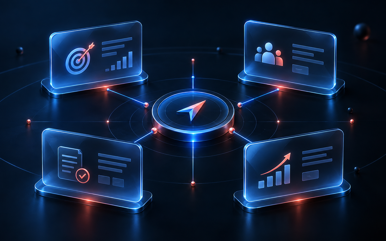Comparison hub for LinkedIn automation tools, showing connected workflow evaluation panels
